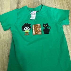 Hocus Pocus Smocked Kids Shirt Size 4